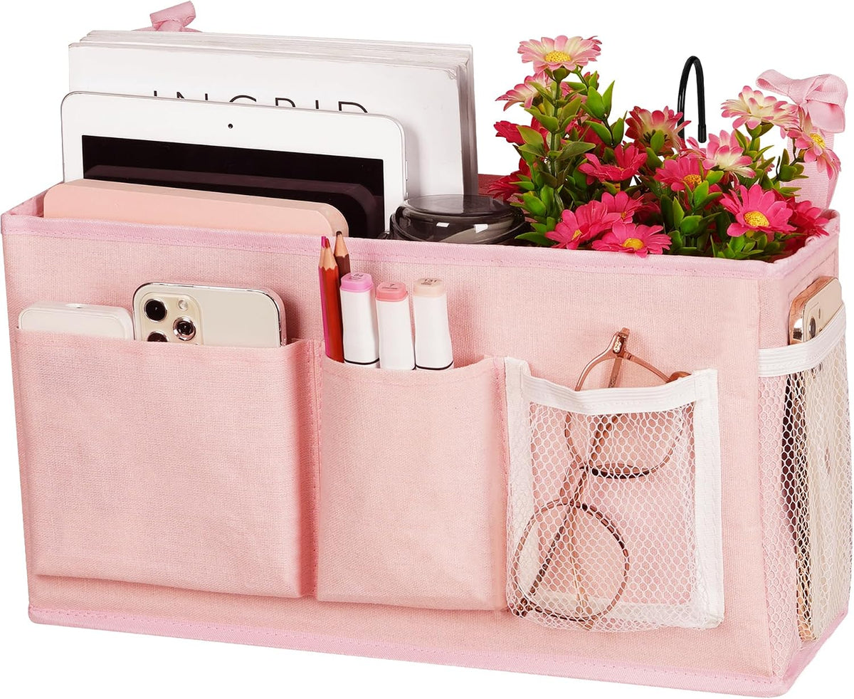 Bedside Caddy, Bedside Storage Bag Hanging Organizer for Bunk Bed