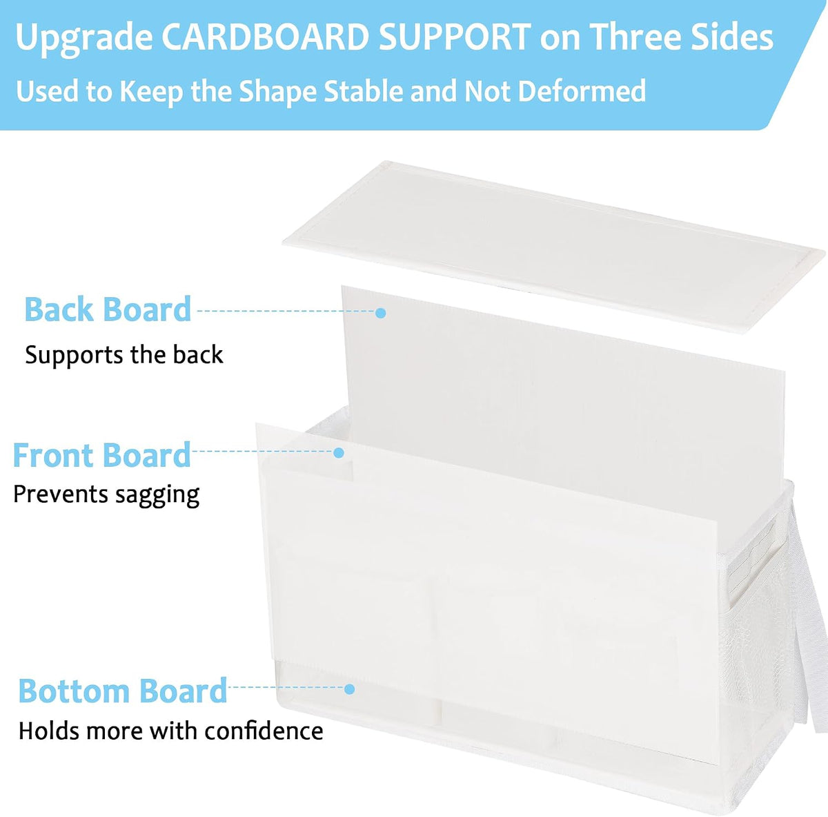 Bedside Caddy, Bedside Storage Bag Hanging Organizer for Bunk Bed