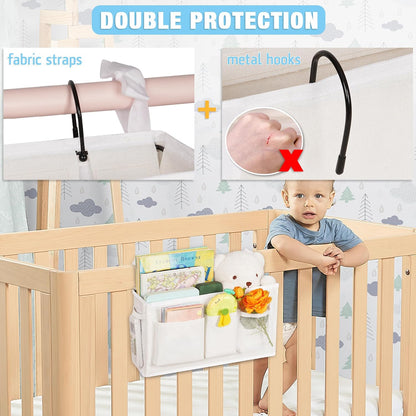 Bedside Caddy, Bedside Storage Bag Hanging Organizer for Bunk Bed