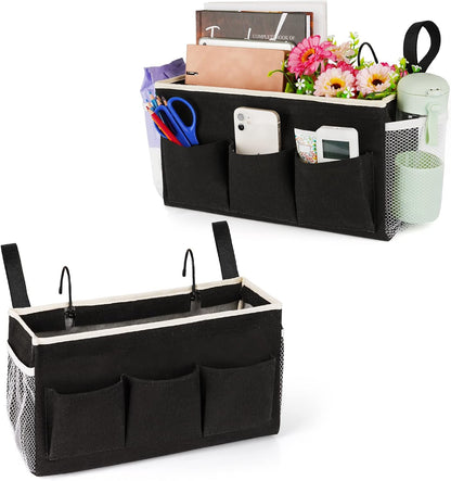 Bedside Caddy, Bedside Storage Bag Hanging Organizer for Bunk Bed