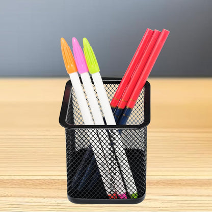 Pen Holder for Desk, Wire Mesh Pencil Cup Holder for Desk Organizer for Office Supplies