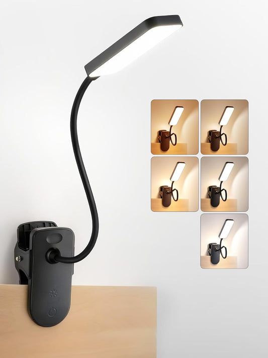 9 Brightness+5 Color Rechargeable Lamp,48 LED Small Desk Lamp