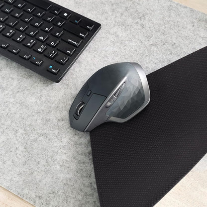 DAWNTREES Large Felt Desk Mat,39.4''x19.69'' Full Keyboard and Mouse Pad