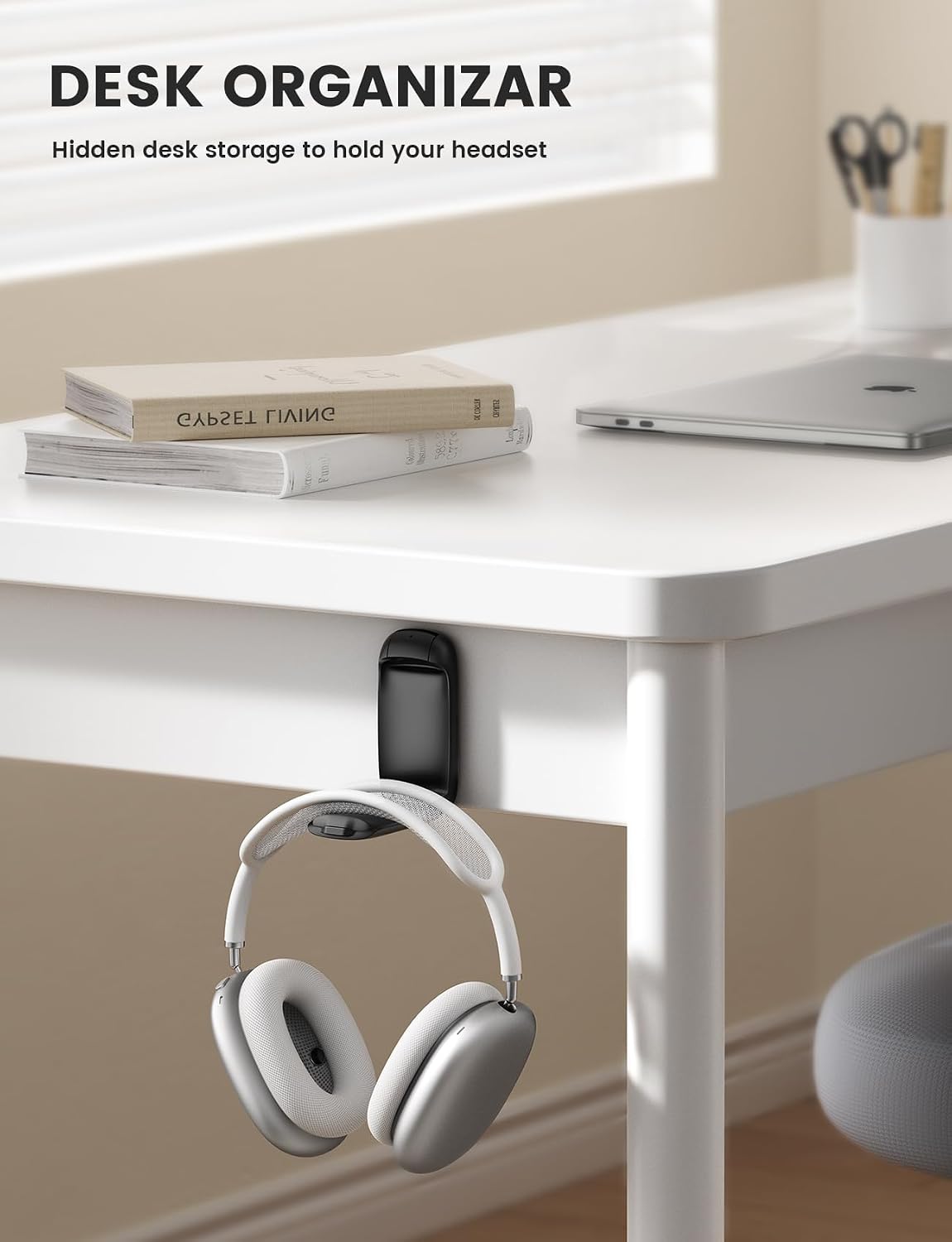Headphone Stand, Sticky Headset Holder, Foldable Headphone Holder
