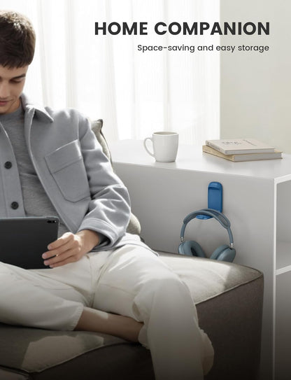 Headphone Stand, Sticky Headset Holder, Foldable Headphone Holder