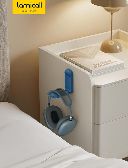 Headphone Stand, Sticky Headset Holder, Foldable Headphone Holder