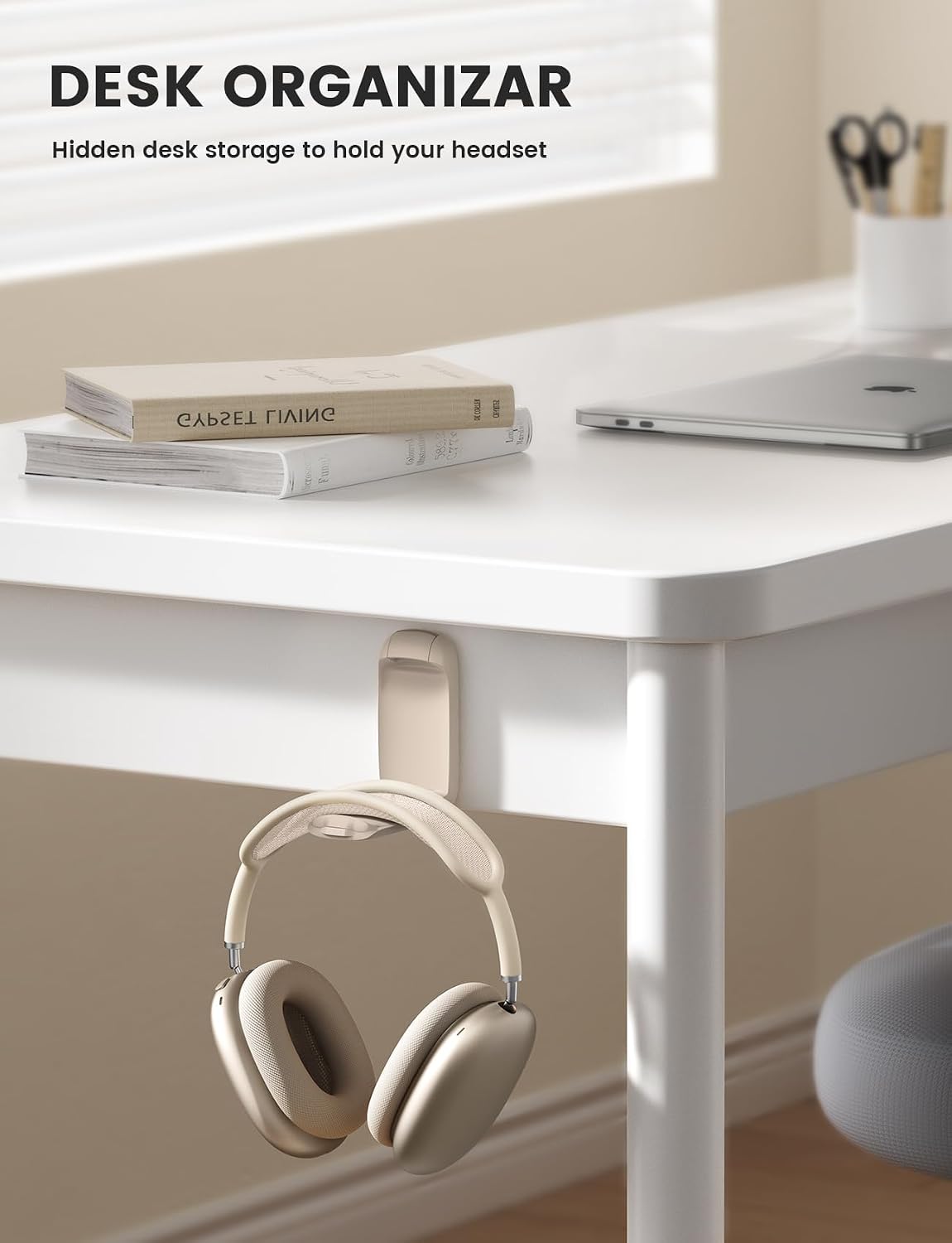 Headphone Stand, Sticky Headset Holder, Foldable Headphone Holder
