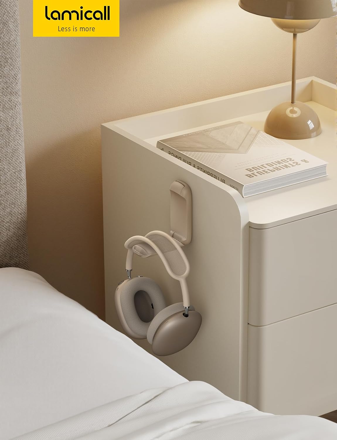 Headphone Stand, Sticky Headset Holder, Foldable Headphone Holder