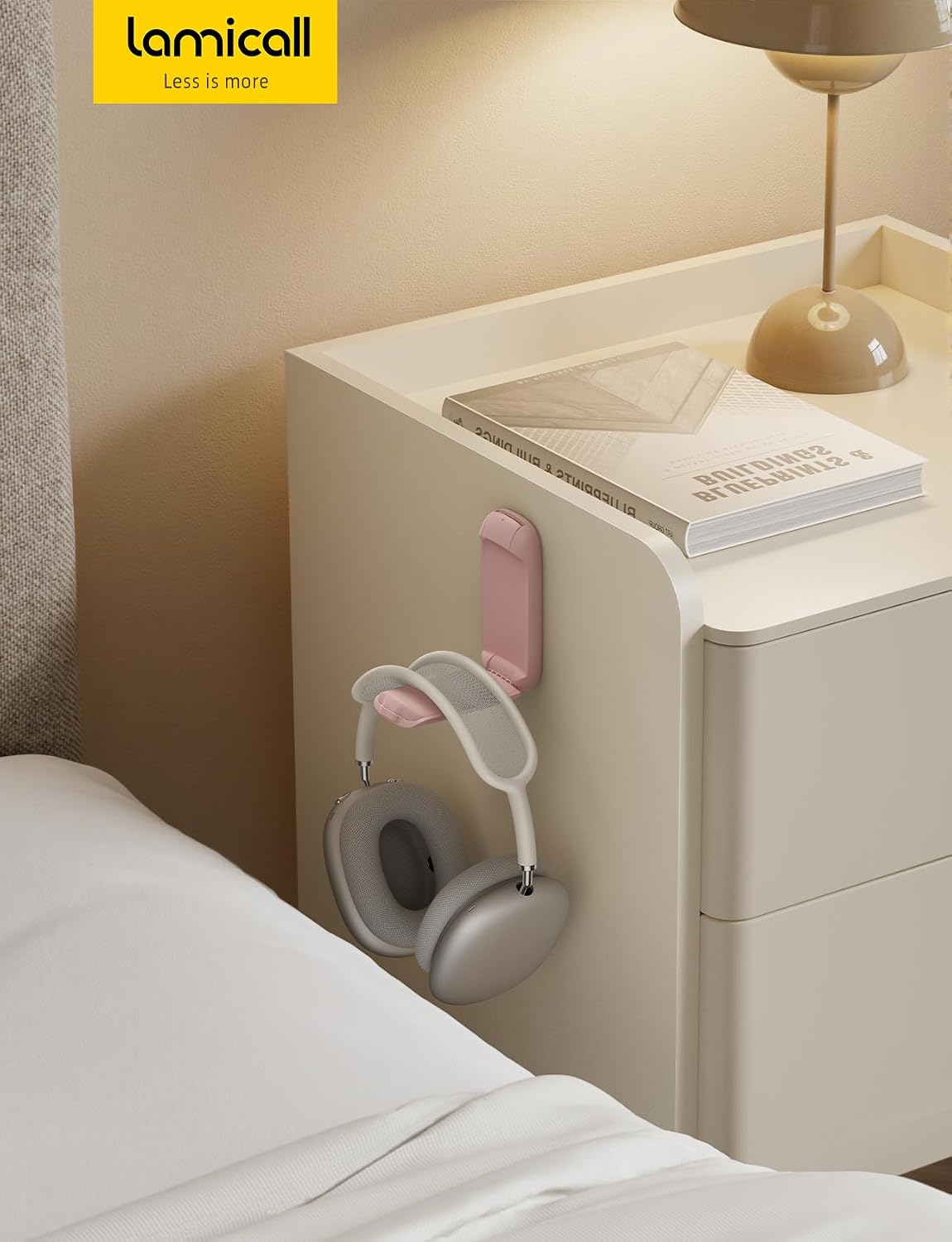 Headphone Stand, Sticky Headset Holder, Foldable Headphone Holder