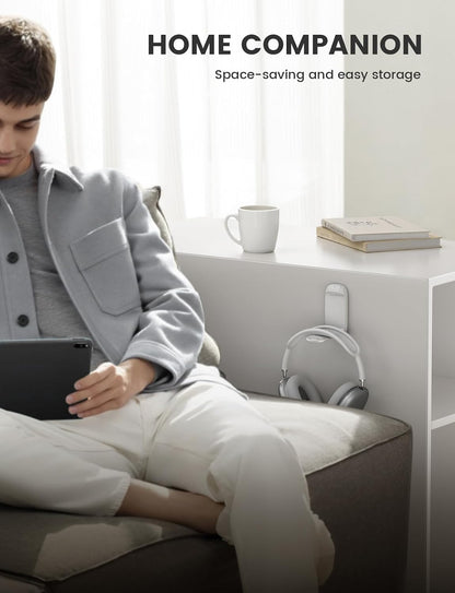 Headphone Stand, Sticky Headset Holder, Foldable Headphone Holder