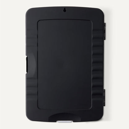High Capacity Nursing Clipboard with Storage and Pen Holder, 14.37 x 9.84 x 1.49 inches, Black