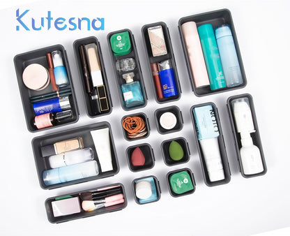Plastic Drawer Organizer, Versatile Desk Organizers Set