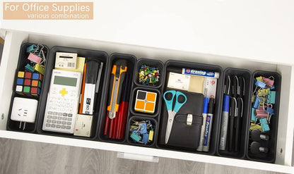 Plastic Drawer Organizer, Versatile Desk Organizers Set