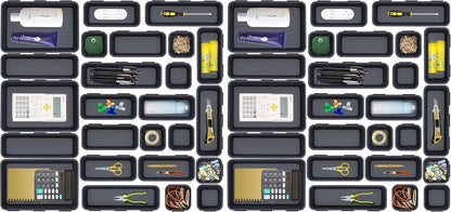 Plastic Drawer Organizer, Versatile Desk Organizers Set