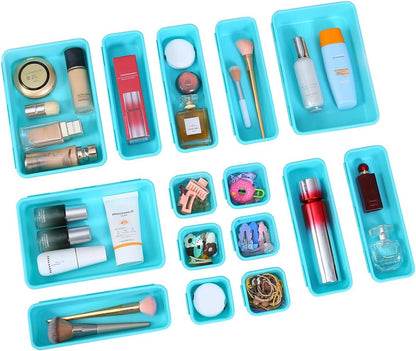 Plastic Drawer Organizer, Versatile Desk Organizers Set