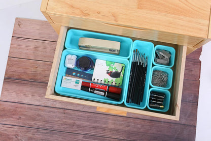 Plastic Drawer Organizer, Versatile Desk Organizers Set