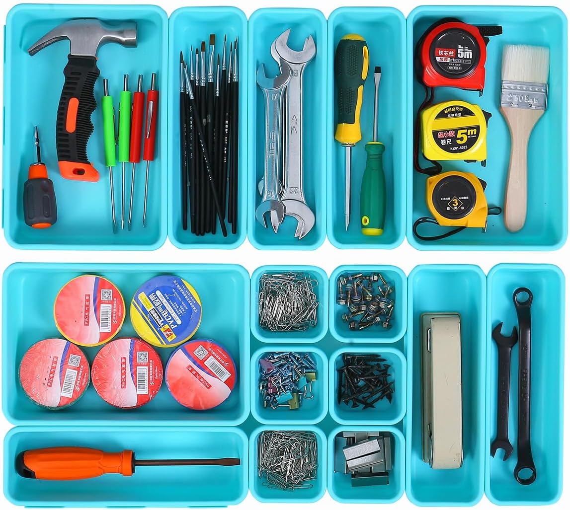 Plastic Drawer Organizer, Versatile Desk Organizers Set