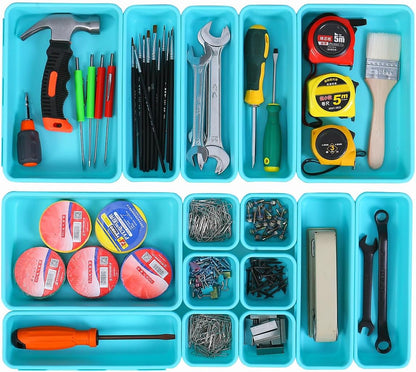 Plastic Drawer Organizer, Versatile Desk Organizers Set