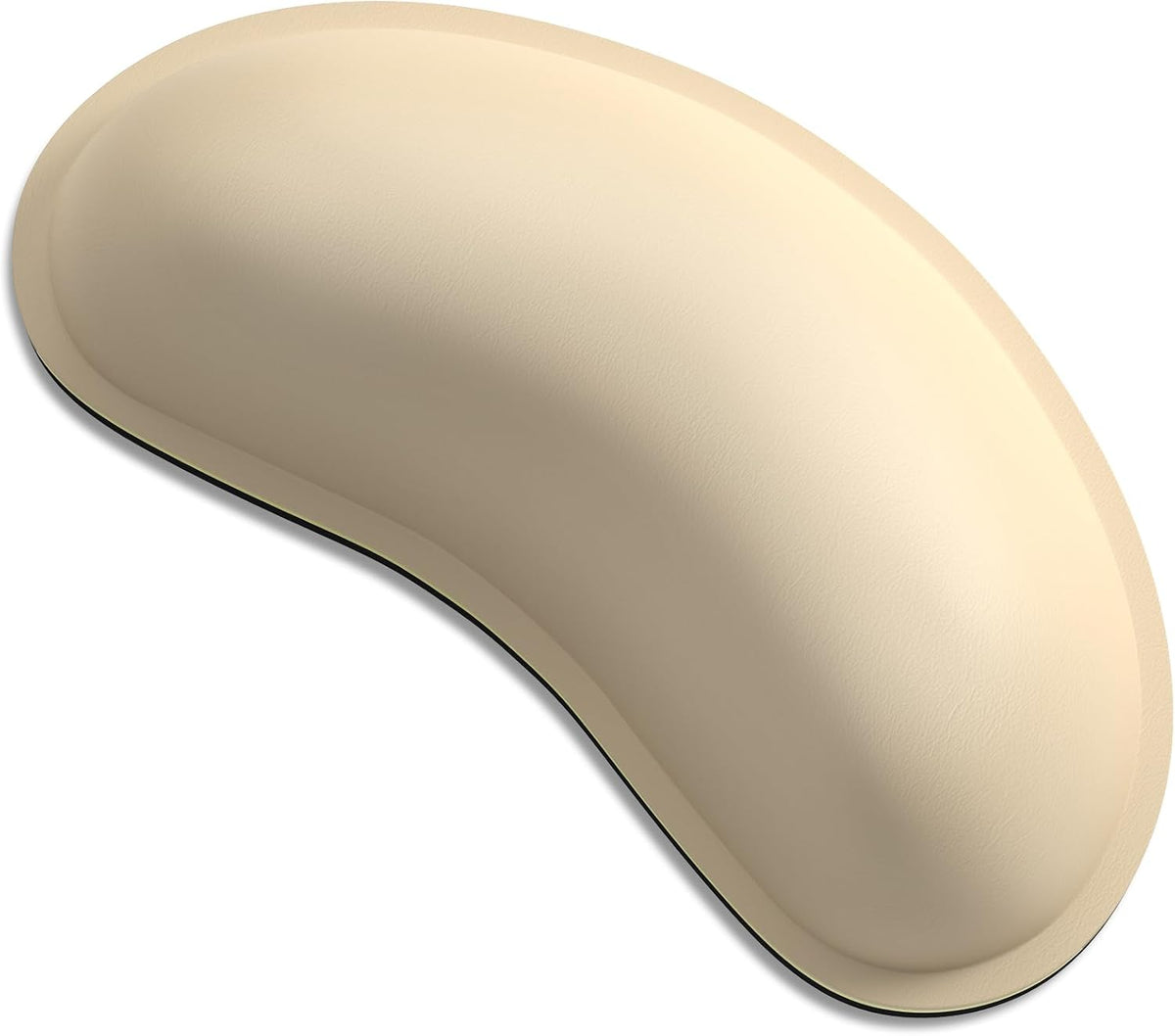 Mouse Wrist Rest, Ergonomic Memory Foam Mouse Wrist for Computer Desk Mats Support, PU Leather Hand Rest Pad Cushion for Gaming, Laptop, Men, Women, Pain Relief & Easy Typing, Black