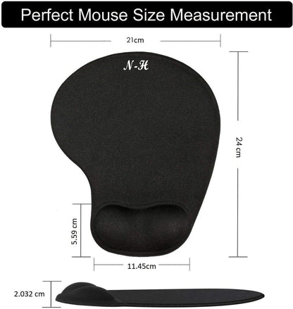 Ergonomic Mouse Pad with Wrist Rest, Lifetime Support