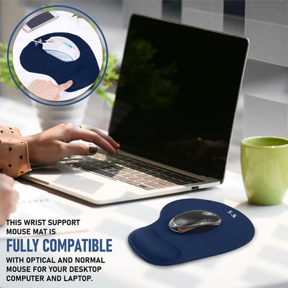 Ergonomic Mouse Pad with Wrist Rest, Lifetime Support