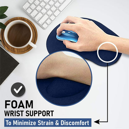 Ergonomic Mouse Pad with Wrist Rest, Lifetime Support