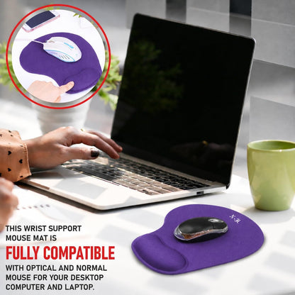Ergonomic Mouse Pad with Wrist Rest, Lifetime Support