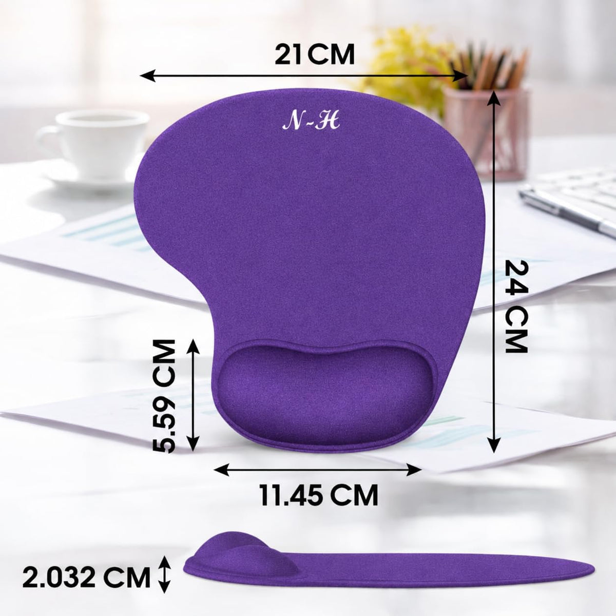 Ergonomic Mouse Pad with Wrist Rest, Lifetime Support
