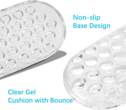 Gel Wrist Rest Support for Mouse Pad&Keyboard Set, Transparent