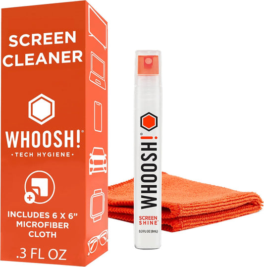 ! Screen Shine Pocket – Screen Cleaner Spray & Wipe, 0.3 fl oz