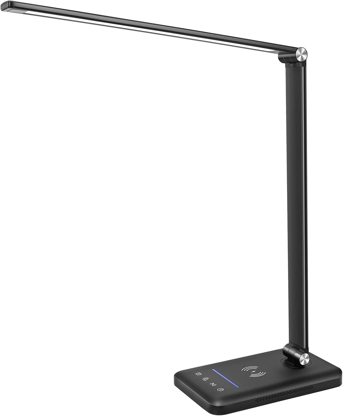 LED Desk Lamp with Wireless Charger, USB Charging Port, Eye Care
