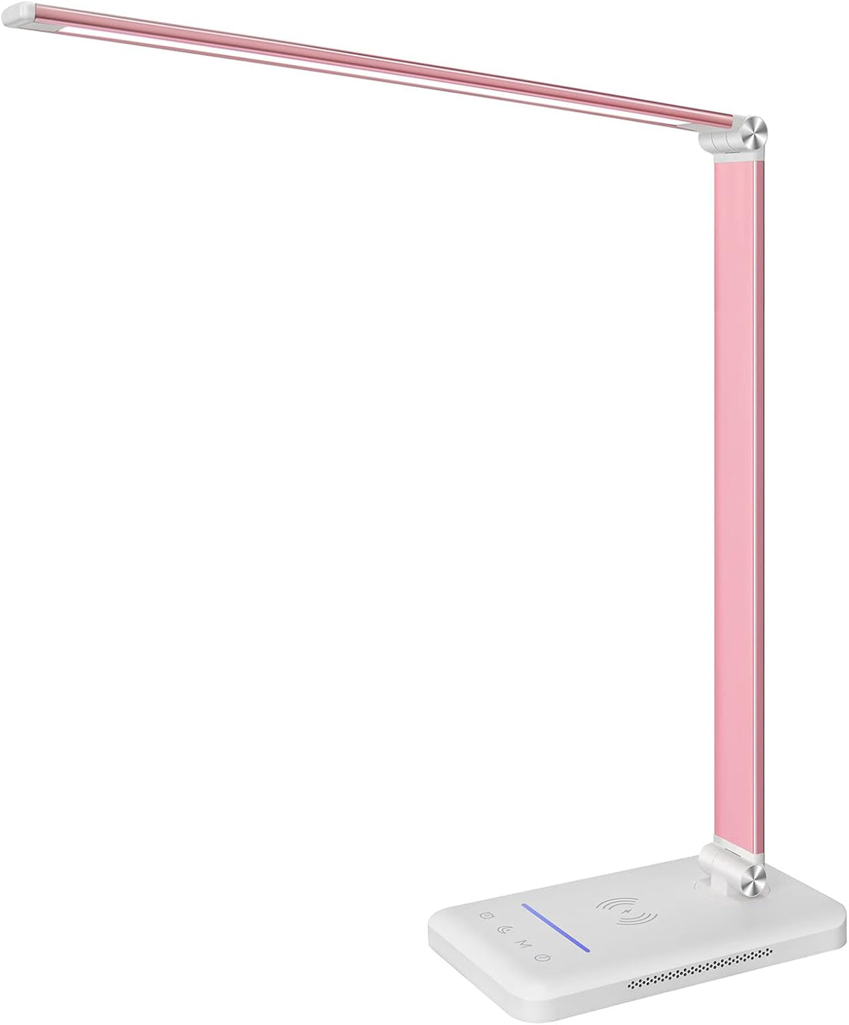 LED Desk Lamp with Wireless Charger, USB Charging Port, Eye Care