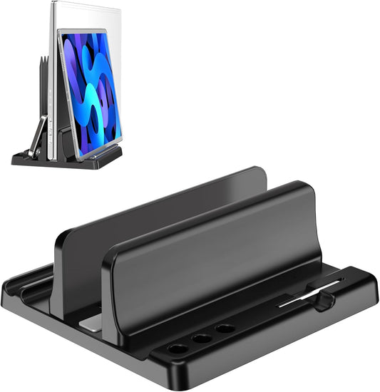 Vertical Laptop Stand, Adjustable 3 in 1 ABS