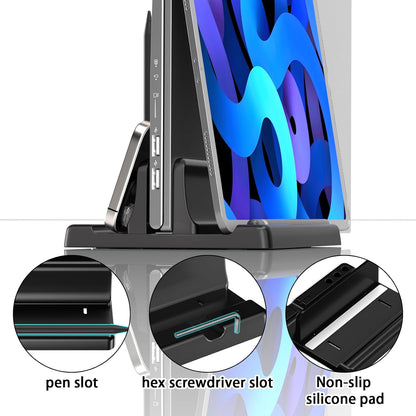 Vertical Laptop Stand, Adjustable 3 in 1 ABS