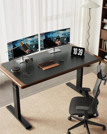 35.4" x 17" Large PU Leather Desk Mat for Keyboard and Mouse - Waterproof Non-Slip Desk Pad Protector for Office, Home, Writing Desk, Black