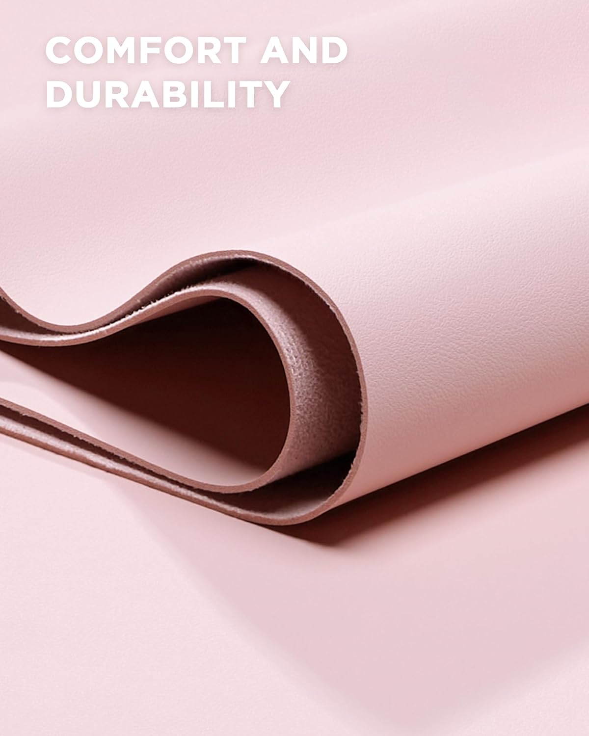 35.4" x 17" Large PU Leather Desk Mat for Keyboard and Mouse - Waterproof Non-Slip Desk Pad Protector for Office, Home, Writing Desk, Black
