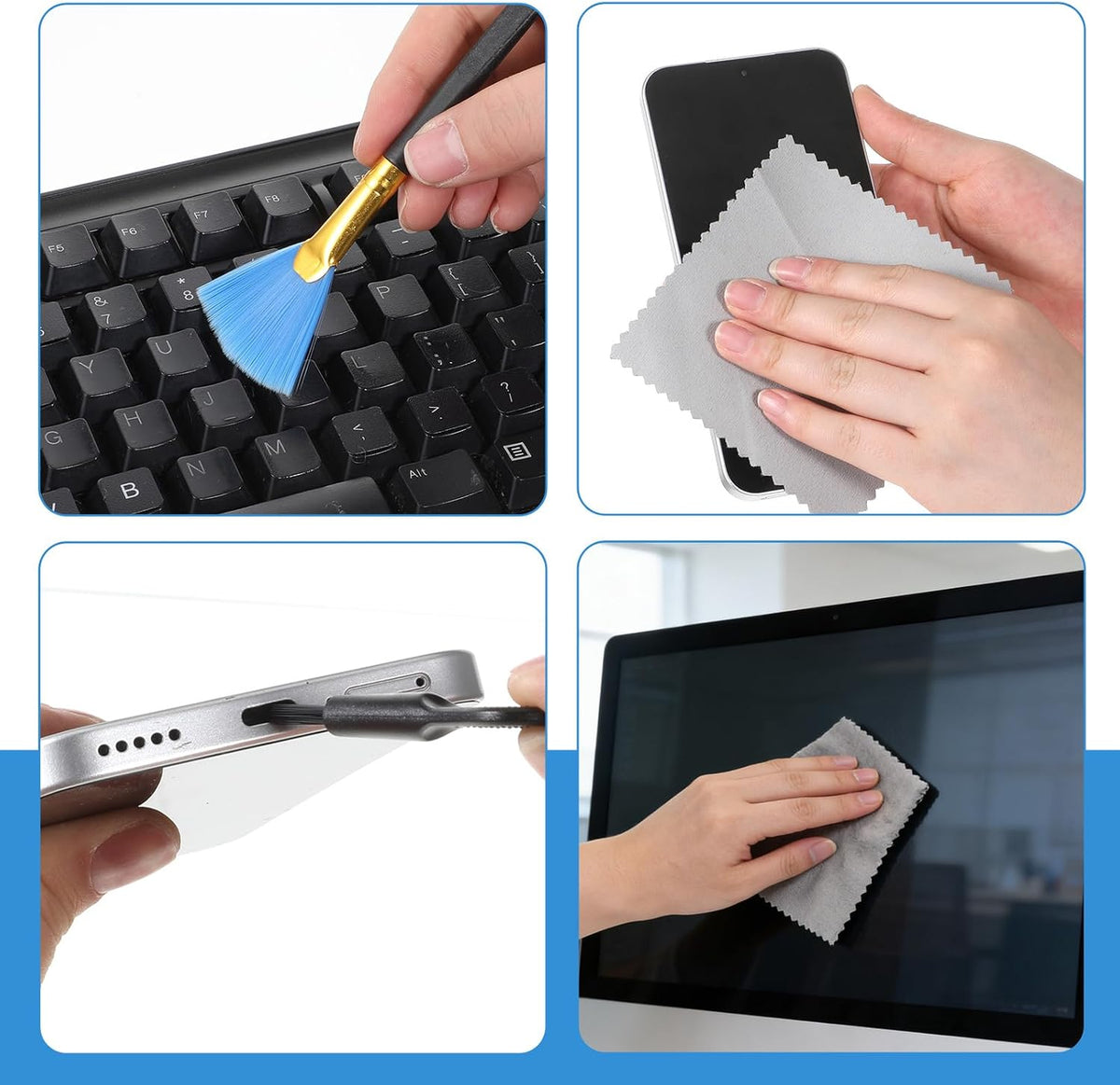 Keyboard Cleaning Brush 10 Pcs Mini Anti Static Laptop Cleaning Kit