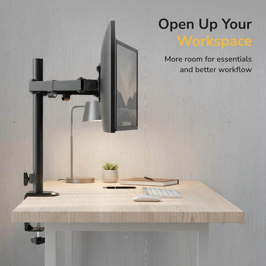 Dual Monitor Arm, Heavy Duty Desk Mount for 2 Screens 13-32 in