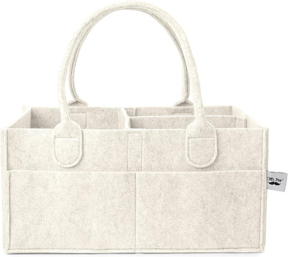 Baby Diaper Caddy Organizer, Gray, Medium