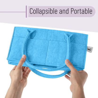 Baby Diaper Caddy Organizer, Gray, Medium