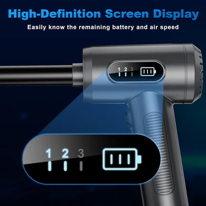 Compressed Air Duster, Rechargeable Cordless Electric Air Blower