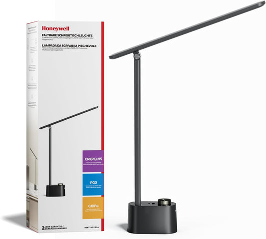 Honeywell H01 Pro LED Desk Lamp, Foldable Desk Light Eye-Caring