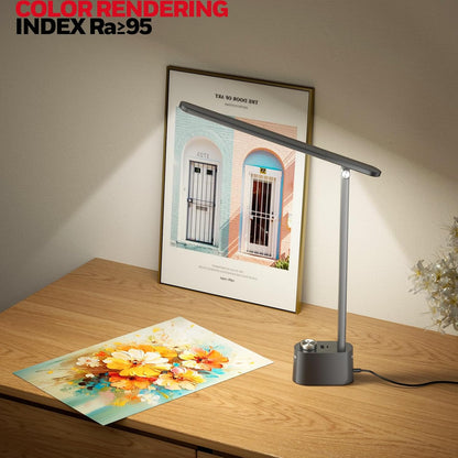 Honeywell H01 Pro LED Desk Lamp, Foldable Desk Light Eye-Caring