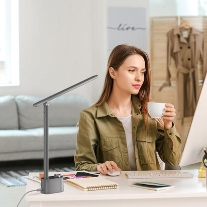 Honeywell H01 Pro LED Desk Lamp, Foldable Desk Light Eye-Caring