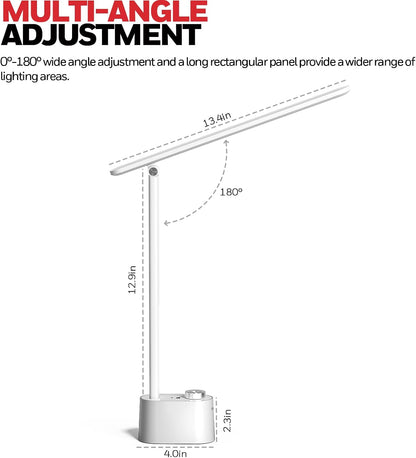 Honeywell H01 Pro LED Desk Lamp, Foldable Desk Light Eye-Caring