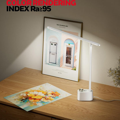 Honeywell H01 Pro LED Desk Lamp, Foldable Desk Light Eye-Caring