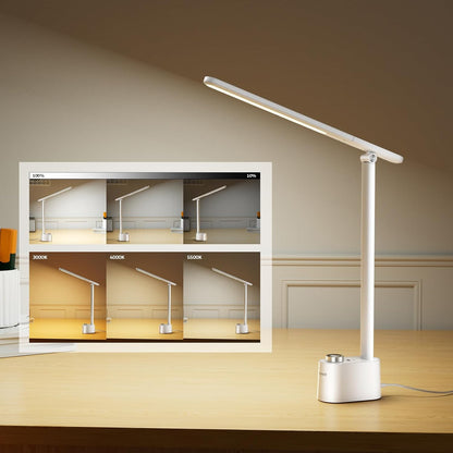 Honeywell H01 Pro LED Desk Lamp, Foldable Desk Light Eye-Caring