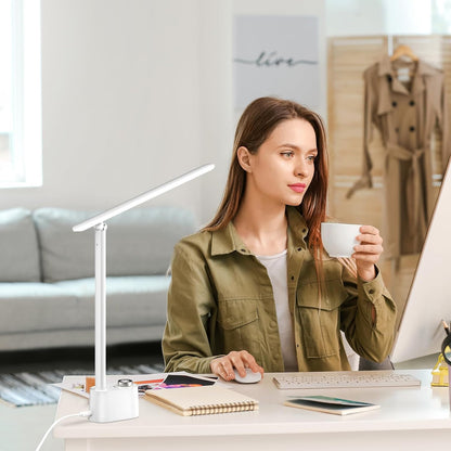 Honeywell H01 Pro LED Desk Lamp, Foldable Desk Light Eye-Caring