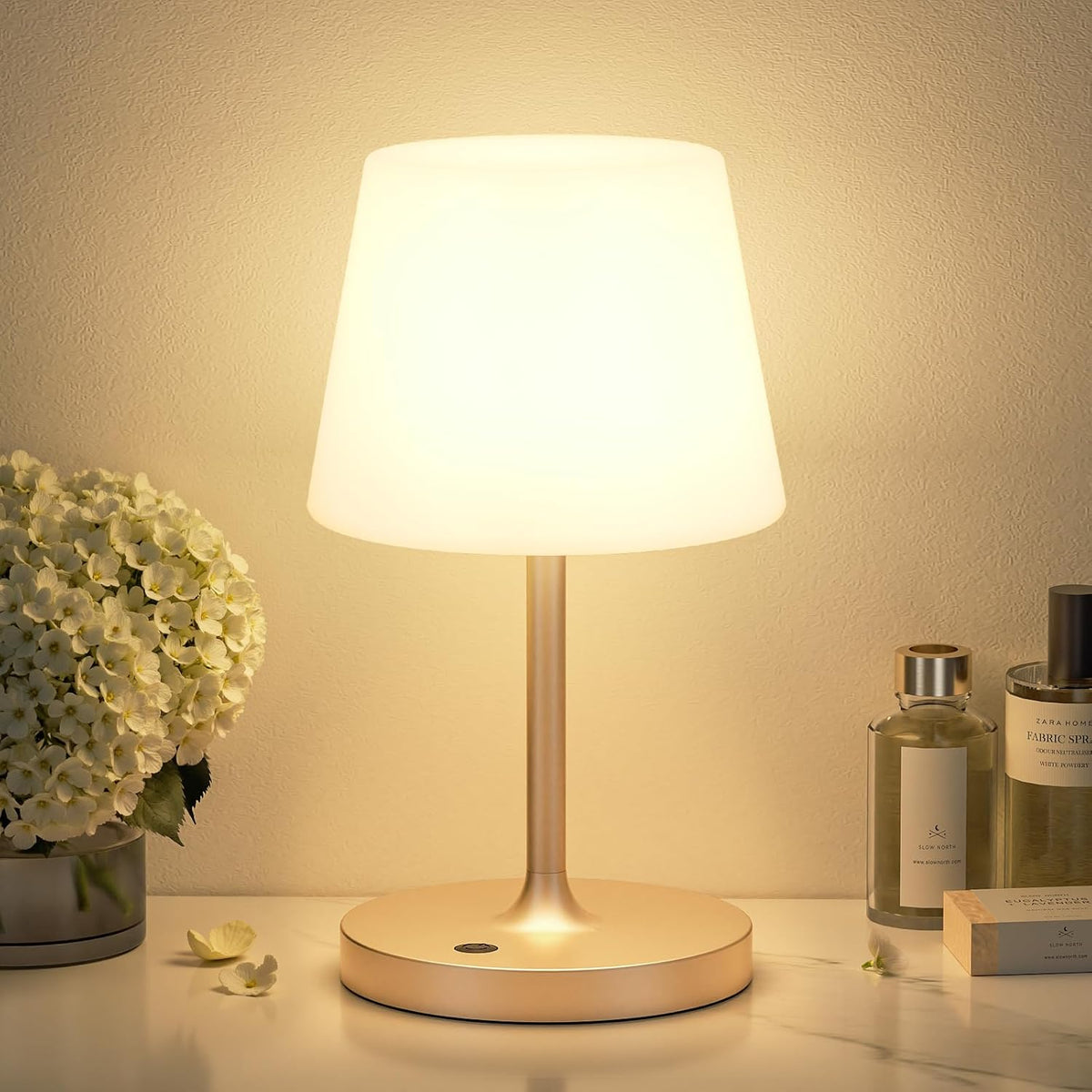 Shower Lamp IP54 Waterproof, Cordless Rechargeable Table Lamp, Outdoor Use