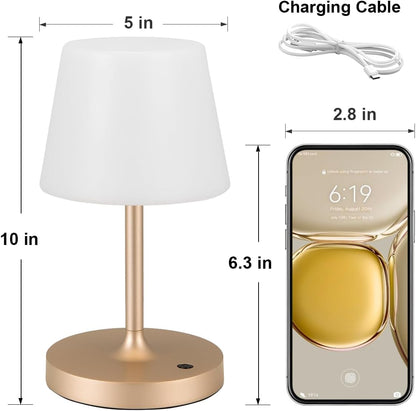 Shower Lamp IP54 Waterproof, Cordless Rechargeable Table Lamp, Outdoor Use
